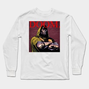 Doctor DOOM Album Cover (DAMN Kendrick Lamar Parody) Long Sleeve T-Shirt